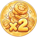 x2 Coins icon